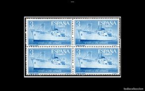 Sellos: ESPAÑA - 1956 - EDIFIL 1191 - BLOQUE DE 4 - MNH** - NUEVOS - LUJO - V.CAT.45€